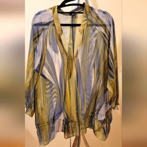 Anne Klein Casual Top Blouse Size XL